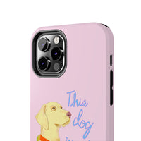 This Lab Won't Hunt Pink Phone Case