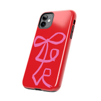 Red Lovely Ribbon Phone Case