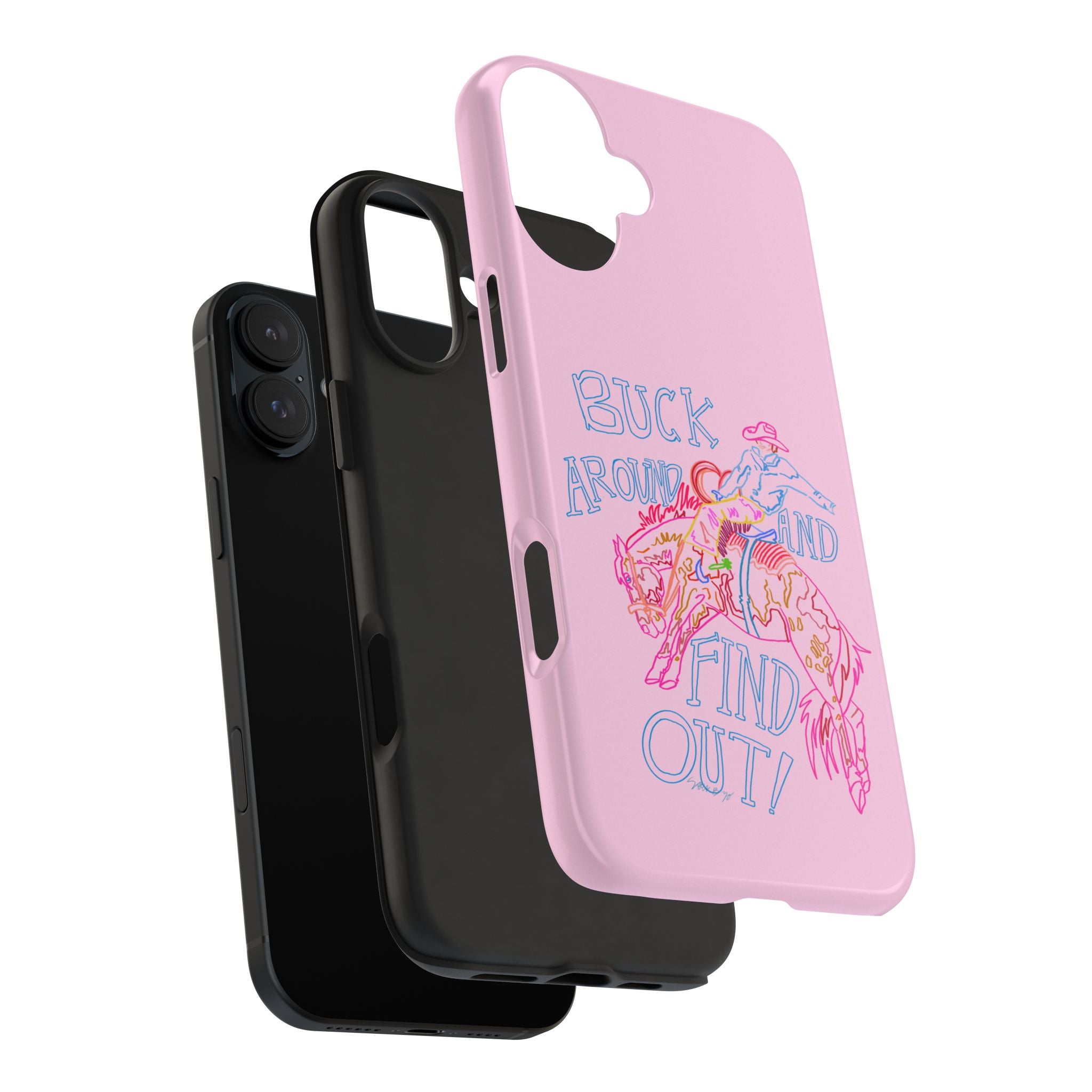 Buck Around Pink Phone Case