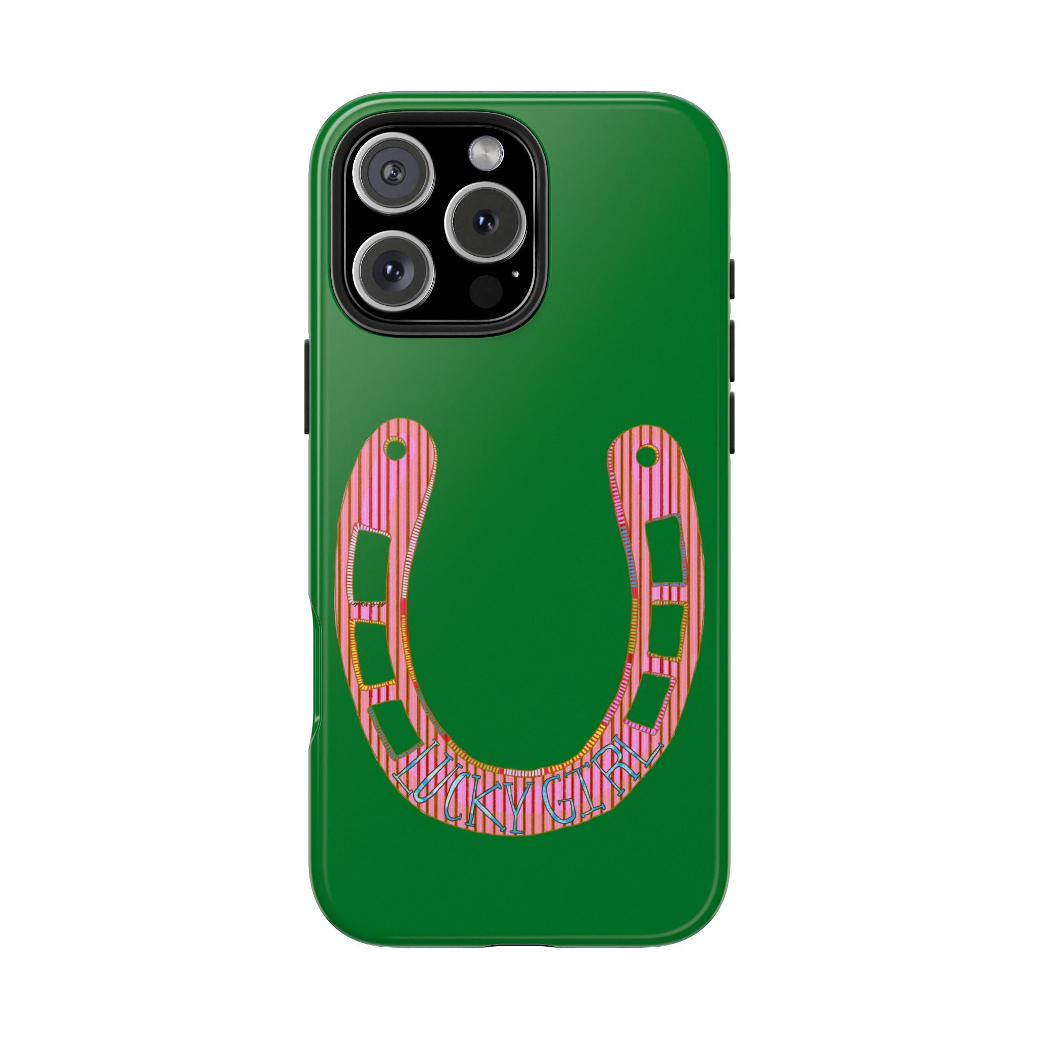 Lucky Girl Green Phone Case