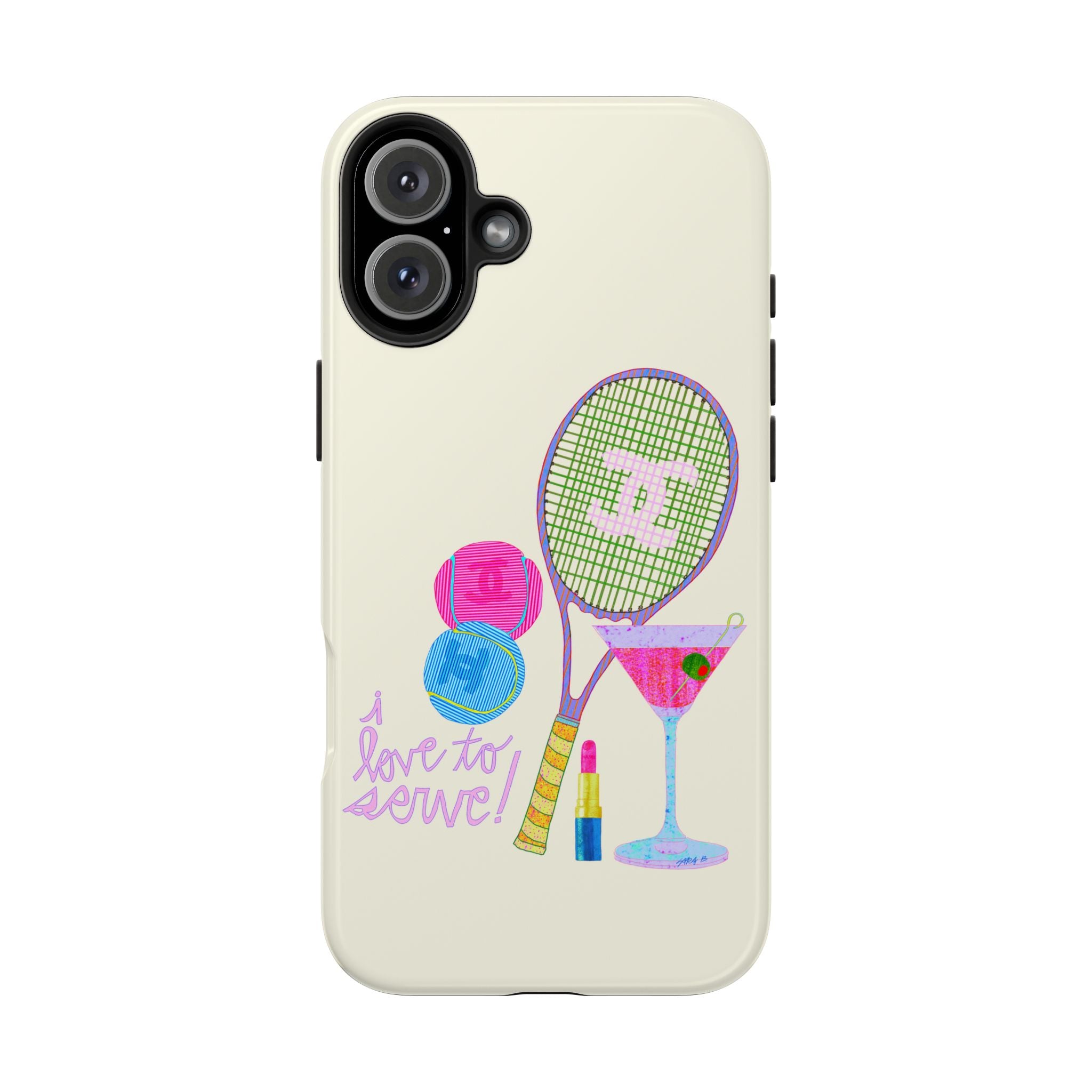 I Love to Serve Phone Case