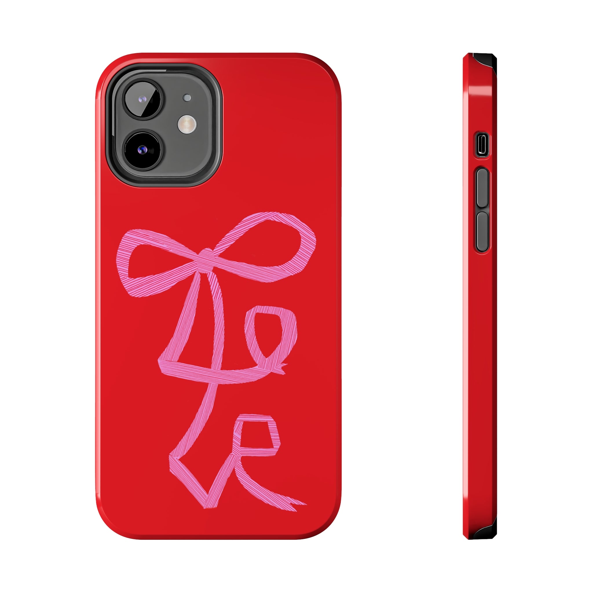 Red Lovely Ribbon Phone Case