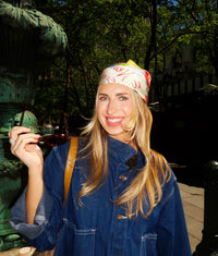 "New York Love Story" Silk Scarf