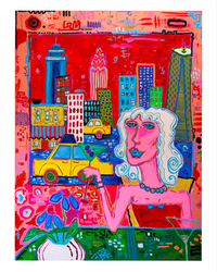 If You Give A City Girl A Martini Painting