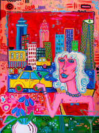 If You Give A City Girl A Martini Painting