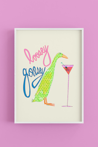 Loosey Goosey - Art Poster Print