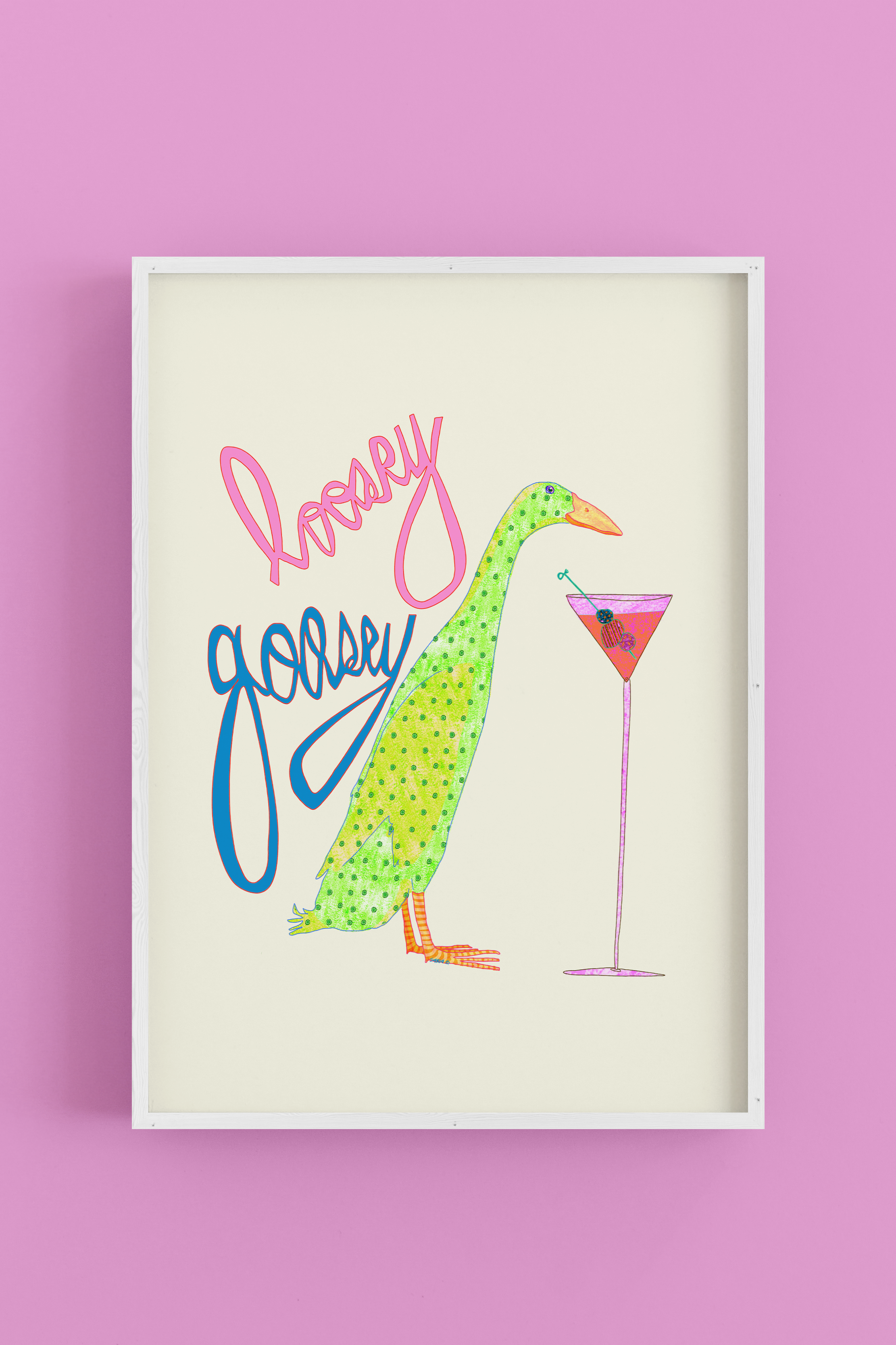 Loosey Goosey - Art Poster Print