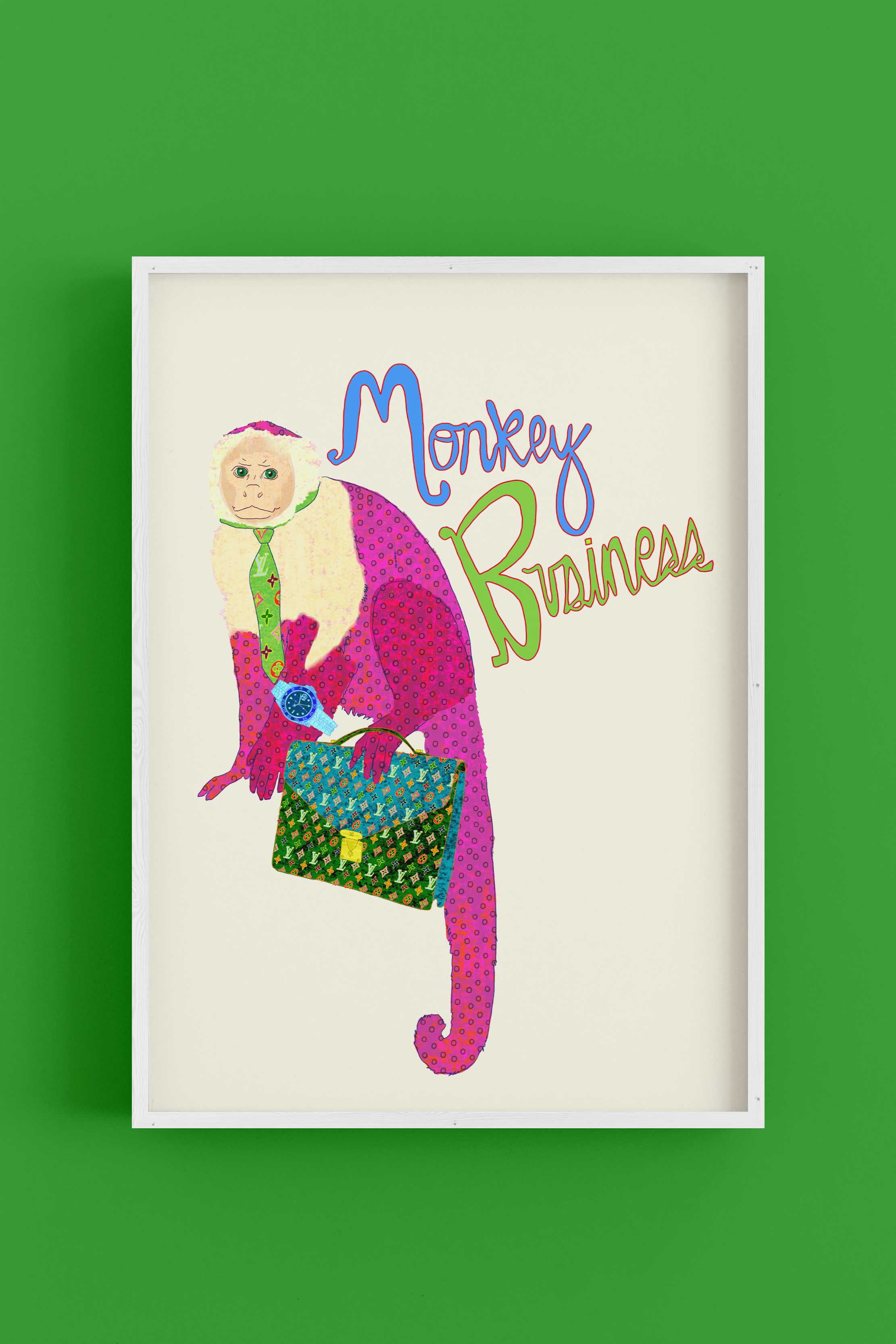 Monkey Business - Art Poster Print